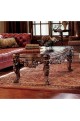 ITEM: HC9555 Luxutious Mahogany Hand -Carved Coffee Table
